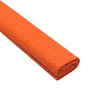 Dunkeloranges Krepppapier